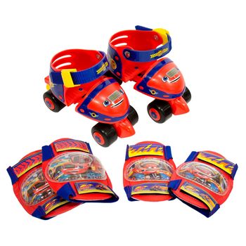 Set Patines Mini Roller Y Protecciones Blaze And The Monster Machines (2138)