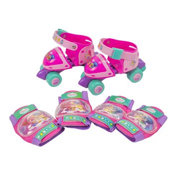 Set Patines Mini Roller Y Protecciones Shimmer And Shine (2679)