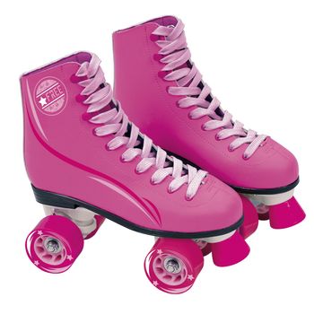 Patines Bota Roller 4 Ruedas, Rosa (6965)