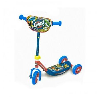 Patinete infantil 3 en 1 MULTI PLUS con asiento y mango parental