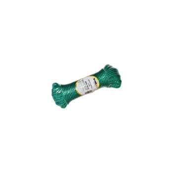 Cuerda Plast. 10m. 4mm. Verde