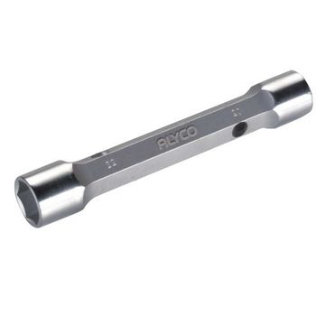 Llave Tubo Hexagonal 2 Bocas 06-7mm Forjada Alyco