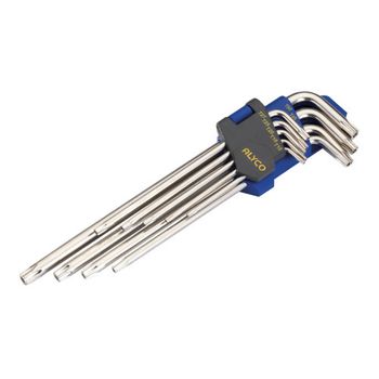 Llave Torx Larga Alyco T10 T50 Juego 9pz