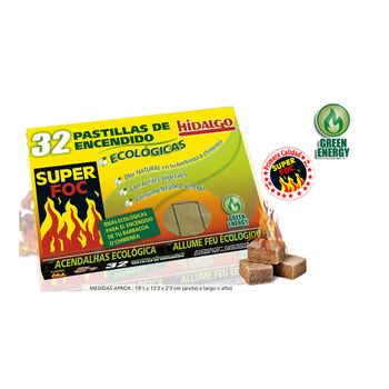 Pastillas de Encendido Ibecosol Olor Reducido 32 uds