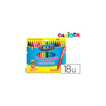 Rotulador Carioca Joy Caja De 18 Colores