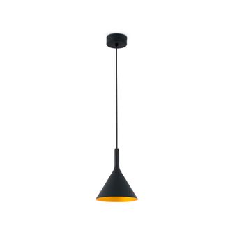 Pam-p Colgante Negro/oro Led 11w 3000k