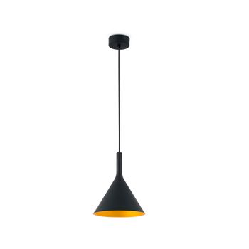 Pam-g Colgante Negro/oro Led 24w 3000k