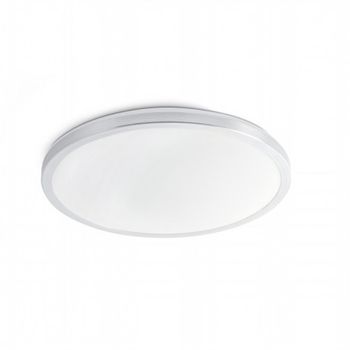 Plafón Ami-p Aluminio Led 15w 2700k Faro 63398