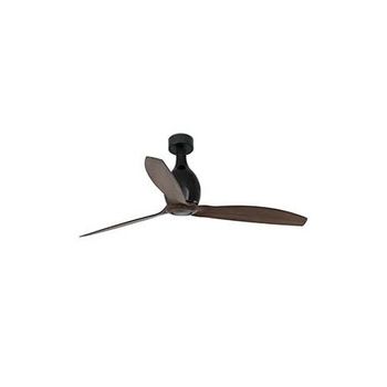 Mini Eterfan Ø128 Cms Negro Mate Palas Madera Faro 32028