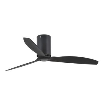 Ventilador Mini Tube Fan 1280 Mm Negro Mate 3 Palas Negras