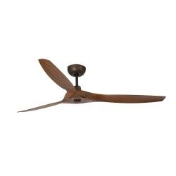 Ventilador De Techo Faro Morea 152cm Marron 3 Palas