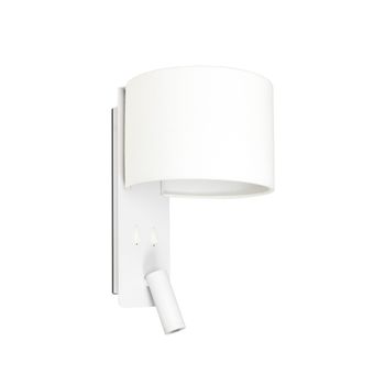 Fold Aplique Blanco 1xe27 Con Lector Led 3w