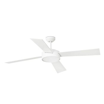 Ventilador Hydra 1320mm Blanco 4 Palas 20w Led