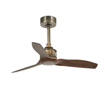 Ventilador Just Fan Xs 810 Mm Oro Viejo 3 Palas Madera