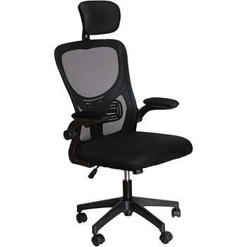 Silla De Escritorio Ergonomic, Silla Oficina Tela Malla De Rejilla, Reposacabezas, Soporte Lumbar