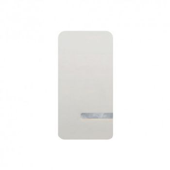 Tecla Para Interruptor, Conmutador O Cruz Estrecha Blanco Con Luminoso Bjc 16705-l