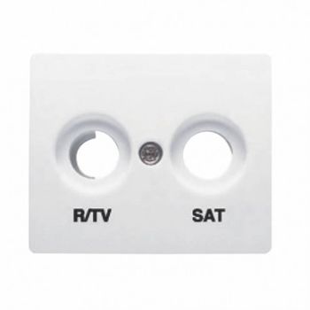 Tapa Toma R/tv - Sat Blanco Bjc Iris 18320