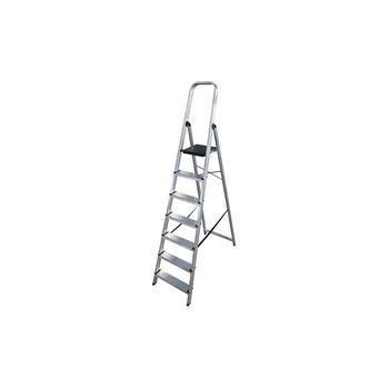 Keroppa Escalera Doméstica Plegable 5 Peldaños Aluminio Con Gancho