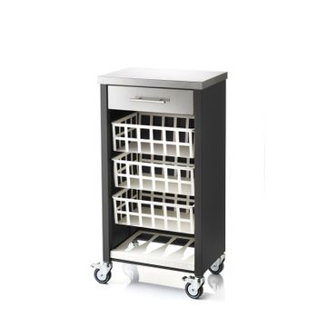 Carrito De Cocina, Verdulero Con Encimera En Acero Inoxidable, Moher,,negro