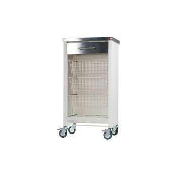 Carrito De Cocina Con Piso De Acero Con Tablero Extensible L115 X P46 X  H92cm con Ofertas en Carrefour