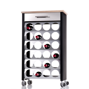 etterr Botellero Vertical para Tres Botellas de Vino Elegante y  Minimalista, 100% Acero al Carbono : : Hogar y cocina
