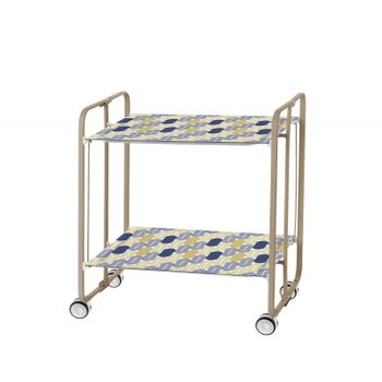 Carrito Auxiliar Con Ruedas Bauhaus Armazón Cromado, 2 Bandejas. Máxima  Calidad En El Acabado,,09 con Ofertas en Carrefour