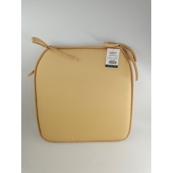 Cojin Para Silla 38x38x2,5cm. Crema.