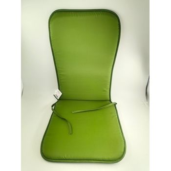 Cojin Silla Con Respaldo 38x50x2.5cm/38x38x2.5cm. Verde Oscuro.