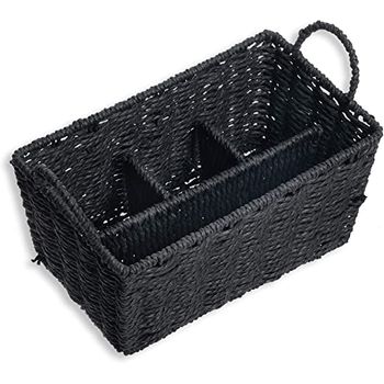 Cajas Organizadoras/cestos Organizador Con Asas - Negro