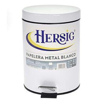 Papeleras Metal Blanco 5l