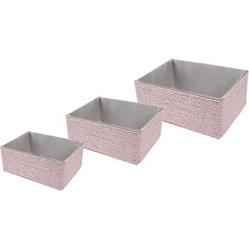 Caja Pequeña De Plástico Rosa, Caja Pequeña De Plástico Con Tapa  Rosa35x26x14,5cm. con Ofertas en Carrefour