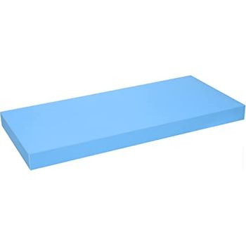 Estanteria Flotante De Madera Xl Color Azul