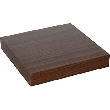 Estanteria Flotante De Madera Color Wengue