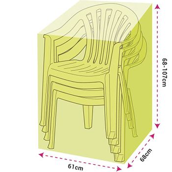 Protector Para Sillas 61x68x68(107)cm - Plástico. Verde Oscuro