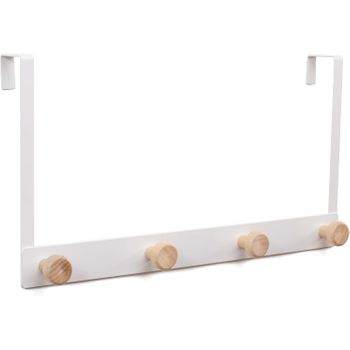 Percha De Baño Para Puerta Nórdica Plateada De Metal De 40x30 Cm con  Ofertas en Carrefour