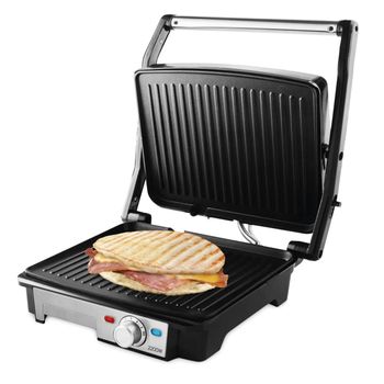 Plancha De Asar Eléctrica Antiadherente, Lisa Y Grill De 1500w Bn3679  Superficie 48x27cm con Ofertas en Carrefour