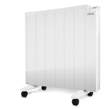 Emisor térmico  Orbegozo RRE 1010, 1000W, 6 elementos, Pies de apoyo,  Mando a distancia, Blanco