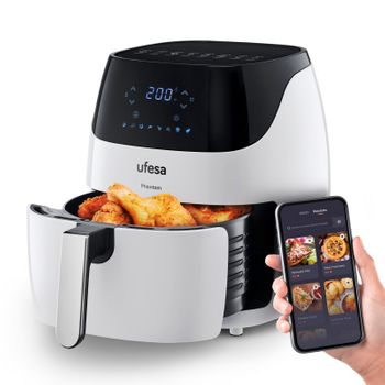 Freidora de aire Princess Airfryer Digital 182238 1350W 4L 8 programas  negro