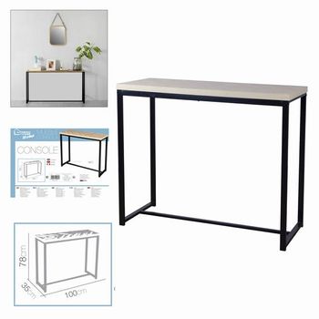 Mesa De Consola Recibidor Entrada Para Salón, Pasillo 101x30x81cm con  Ofertas en Carrefour