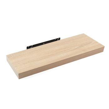 Edihome, Baldas Pared, Estanterias De Pared De 3 Niveles, Repisas Flotantes,  Estantes De Pared De Madera Natural, Decoracion, Ideal Para Salon,  Dormitorio, Baño (marrón Claro) con Ofertas en Carrefour