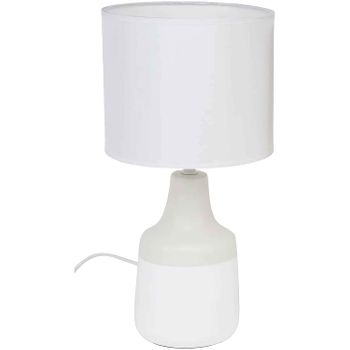 Lámpara De Mesa De Vidrio Verde Blanco 39 Cm Base Metal Pantalla Interruptor  Moruga - Verde con Ofertas en Carrefour