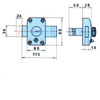 Lince 3017400 Cerrojo 2930/hc Cromado, Cromo : : Bricolaje y  herramientas