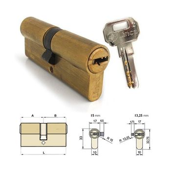 Cilindro Doble Seguridad C253535l Lince
