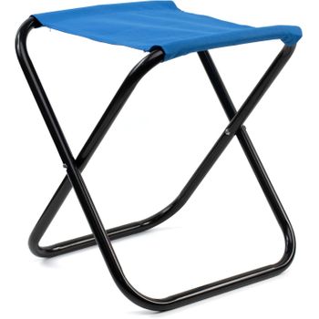 Taburete Plegable Para Camping - Azul