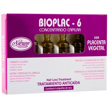 Nurana Bioplac6 Tratamiento Anticaída 6 Ampollas