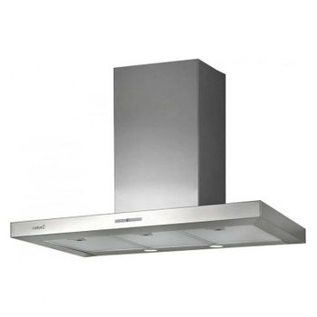 EAS ELECTRIC SMART TECHNOLOGY, EMRH906X, Campana Extractora, Campana  extractora 90 cm, Color Inox, 3 niveles de potencia, LED, 3 filtros  lavables