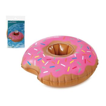 Soporte Hinchable Para Latas Donut Rosa (25 X 23 Cm)