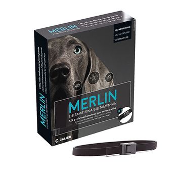 Calier Merlin Collar Antiparasitario, 1,04 G, 1 Collar