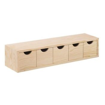 Cajonera Montada De Pino 57x23x12cm. Blp510.99