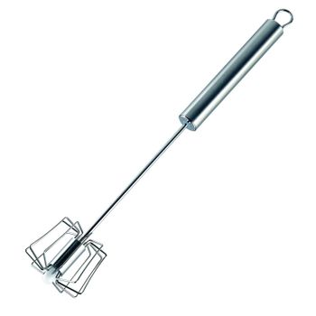 Batidor Mecanico Inox 25 Cm